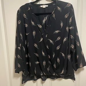 Flowy blouse fall colors